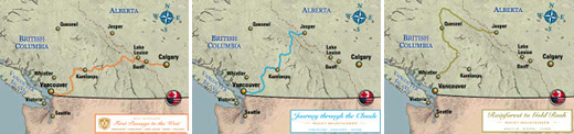 Rocky Mountaineer 2-day and 3-day Rail Routes